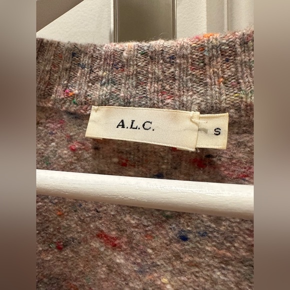 A.L.C. Emmeline Speckled Wool-Cashmere Sweater, Size Small, Colour Mixed - Picture 5 of 7
